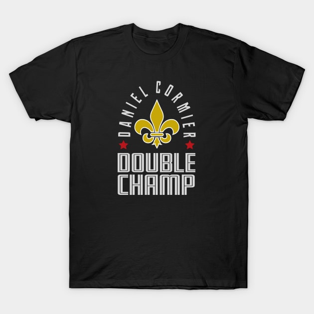 Daniel Cormier DC Double Champ T-Shirt by cagerepubliq